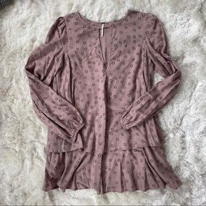Free people long sleeve dress